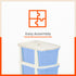 Stomo 3 Drawer Multi-Purpose Storage Organizer for Home and Office (Sky Blue)